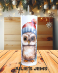 Tumbler - Christmas Owl 