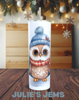 Tumbler - Christmas Owl 