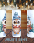 Tumbler - Christmas Owl 