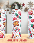 Tumbler - Christmas Gingerbread Men 