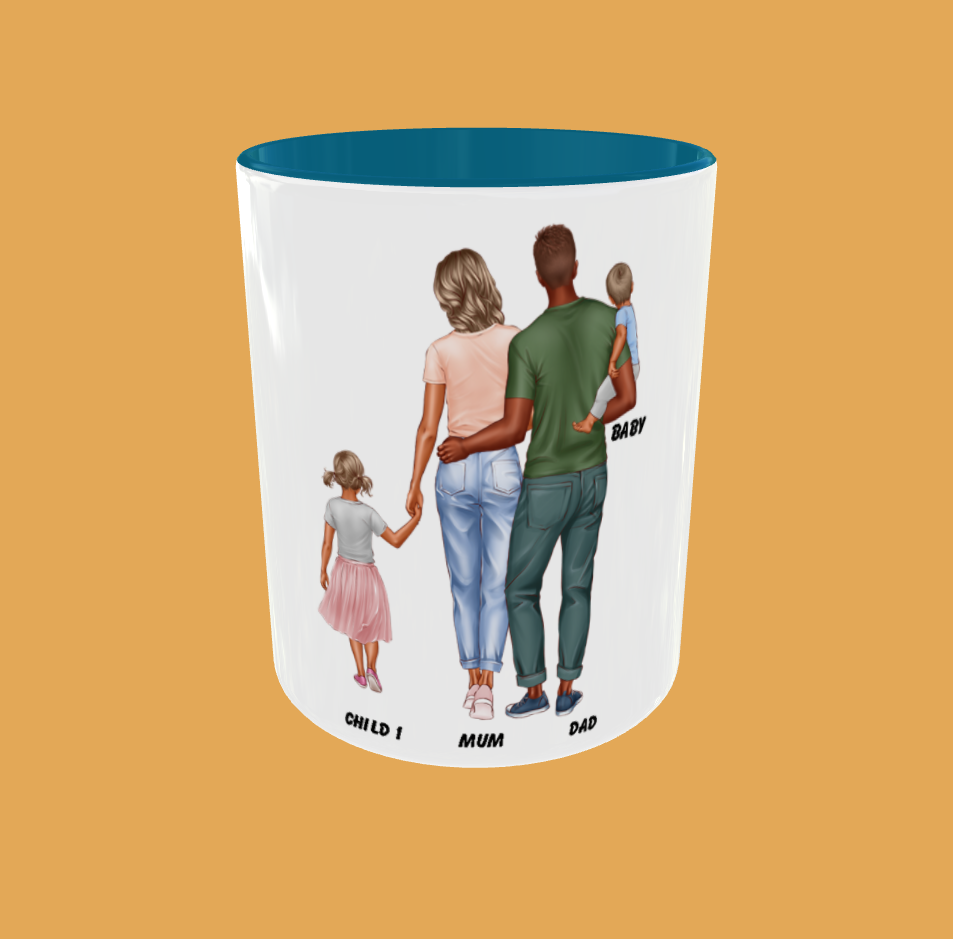 Personalised Mug - Standing Family