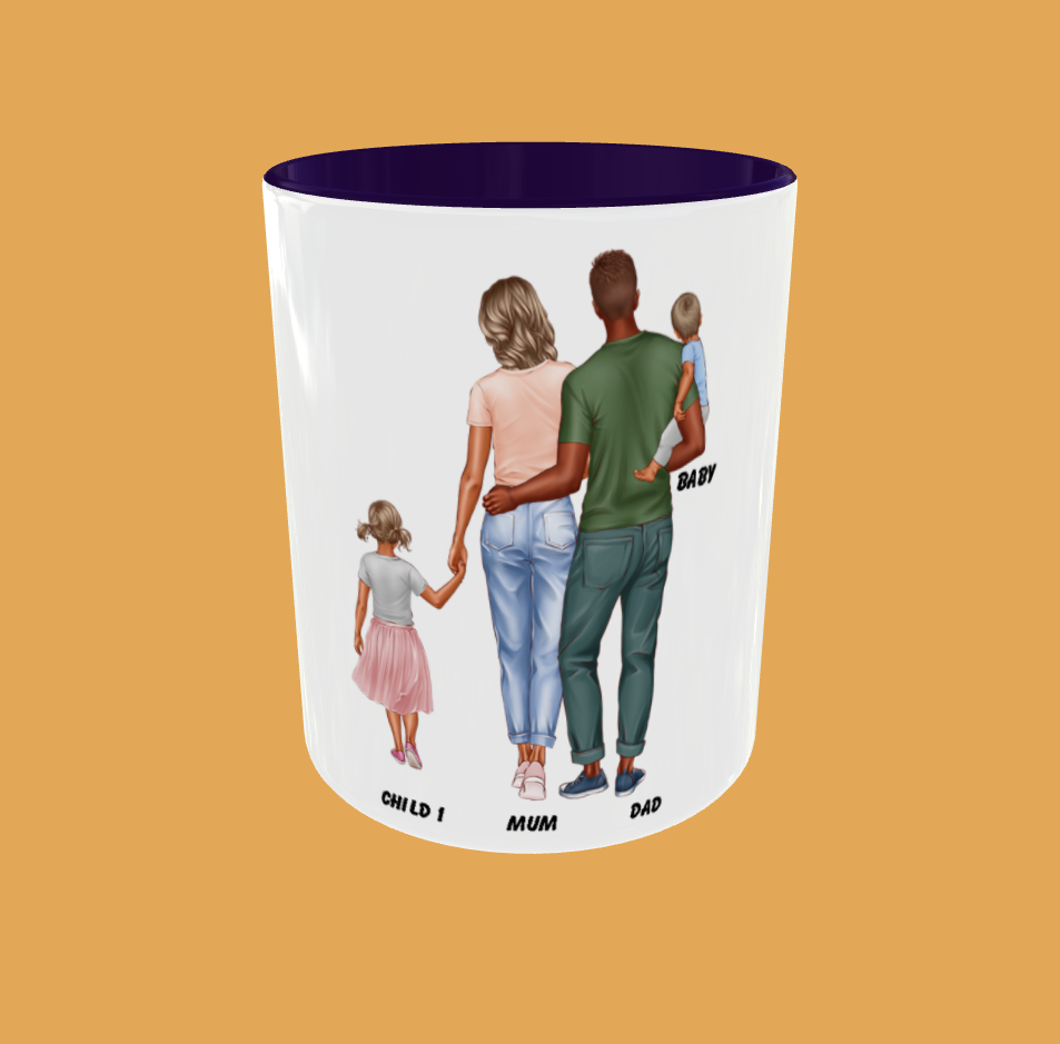 Personalised Mug - Standing Family