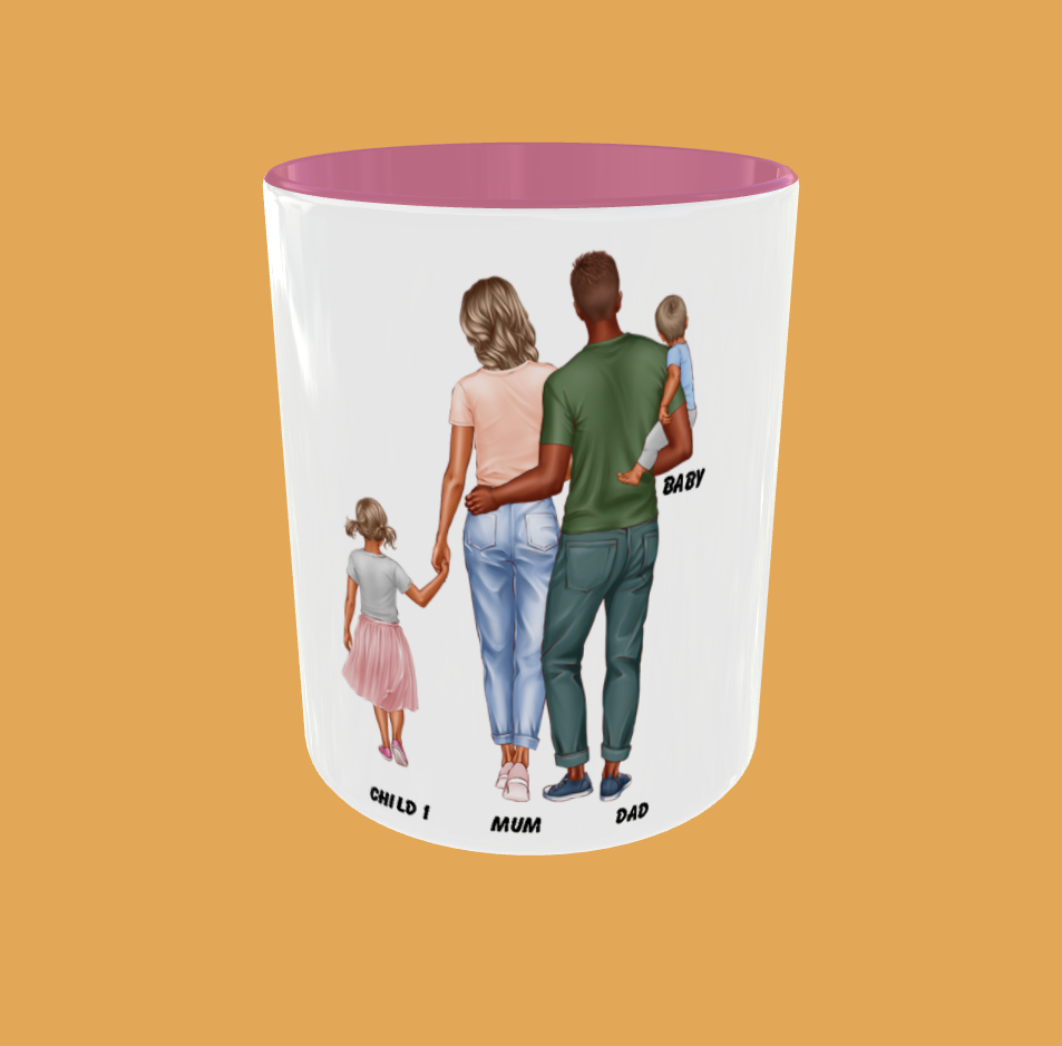 Personalised Mug - Standing Family