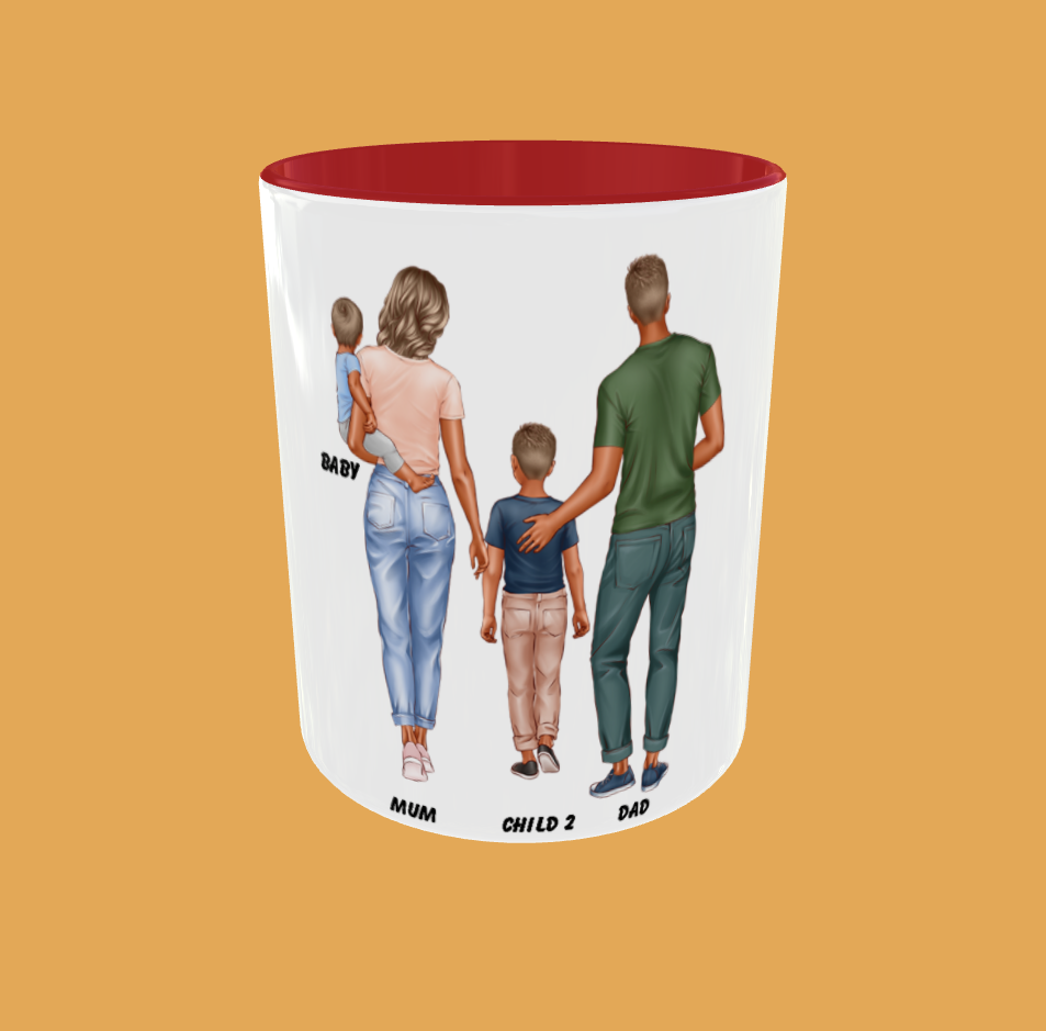 Personalised Mug - Standing Family