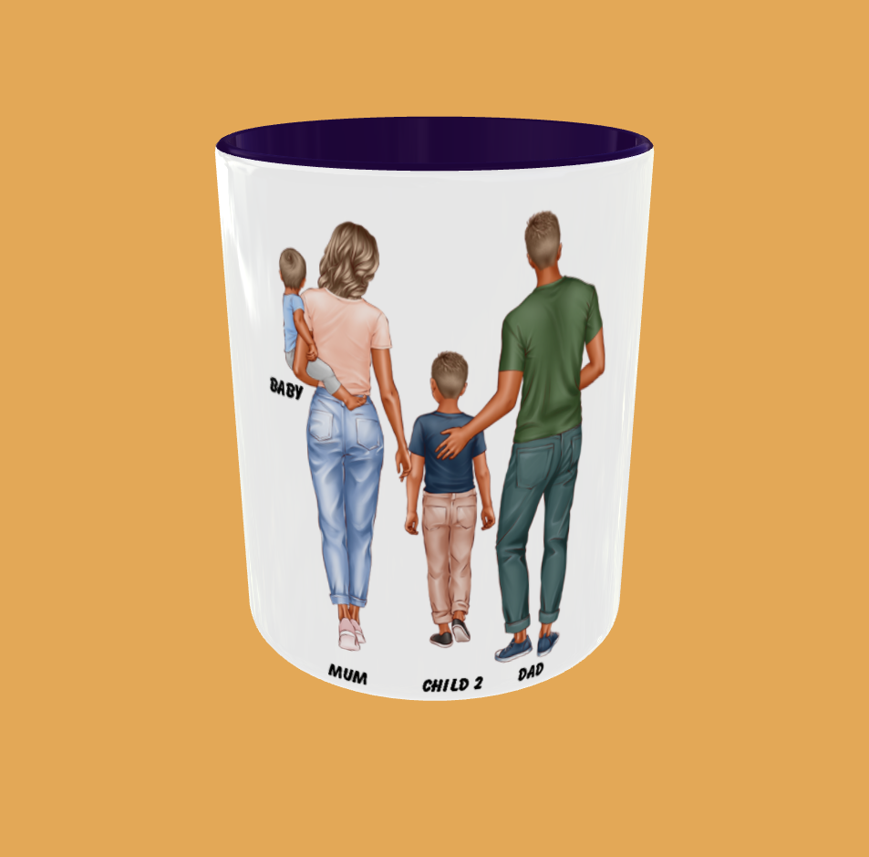 Personalised Mug - Standing Family