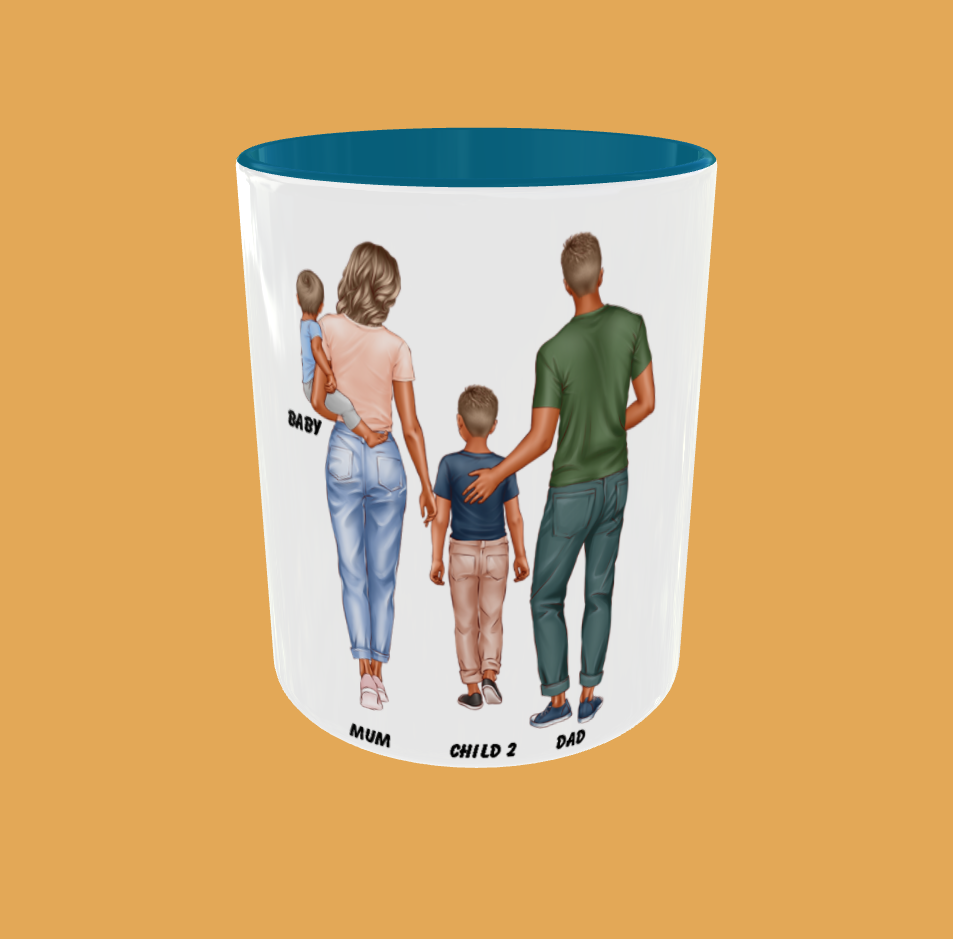 Personalised Mug - Standing Family