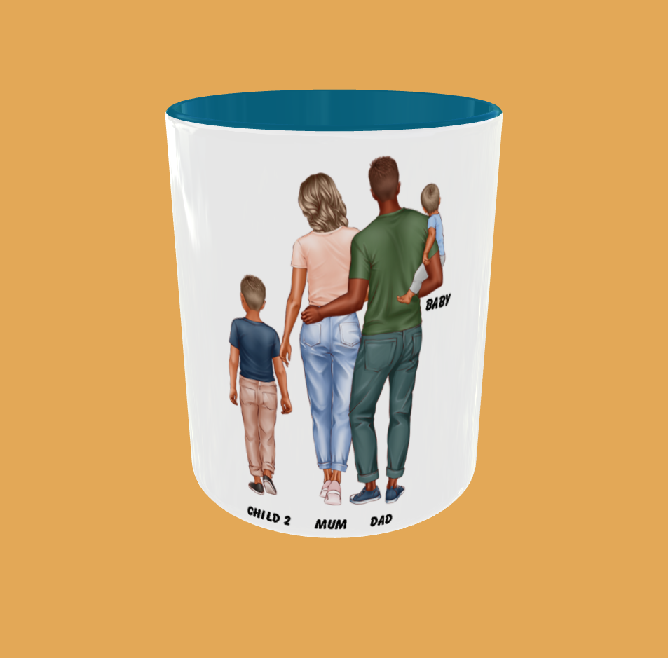 Personalised Mug - Standing Family