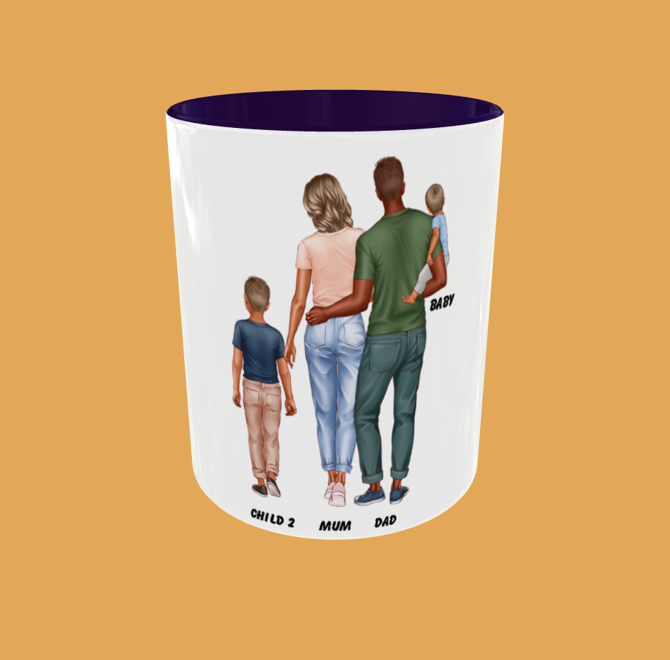 Personalised Mug - Standing Family