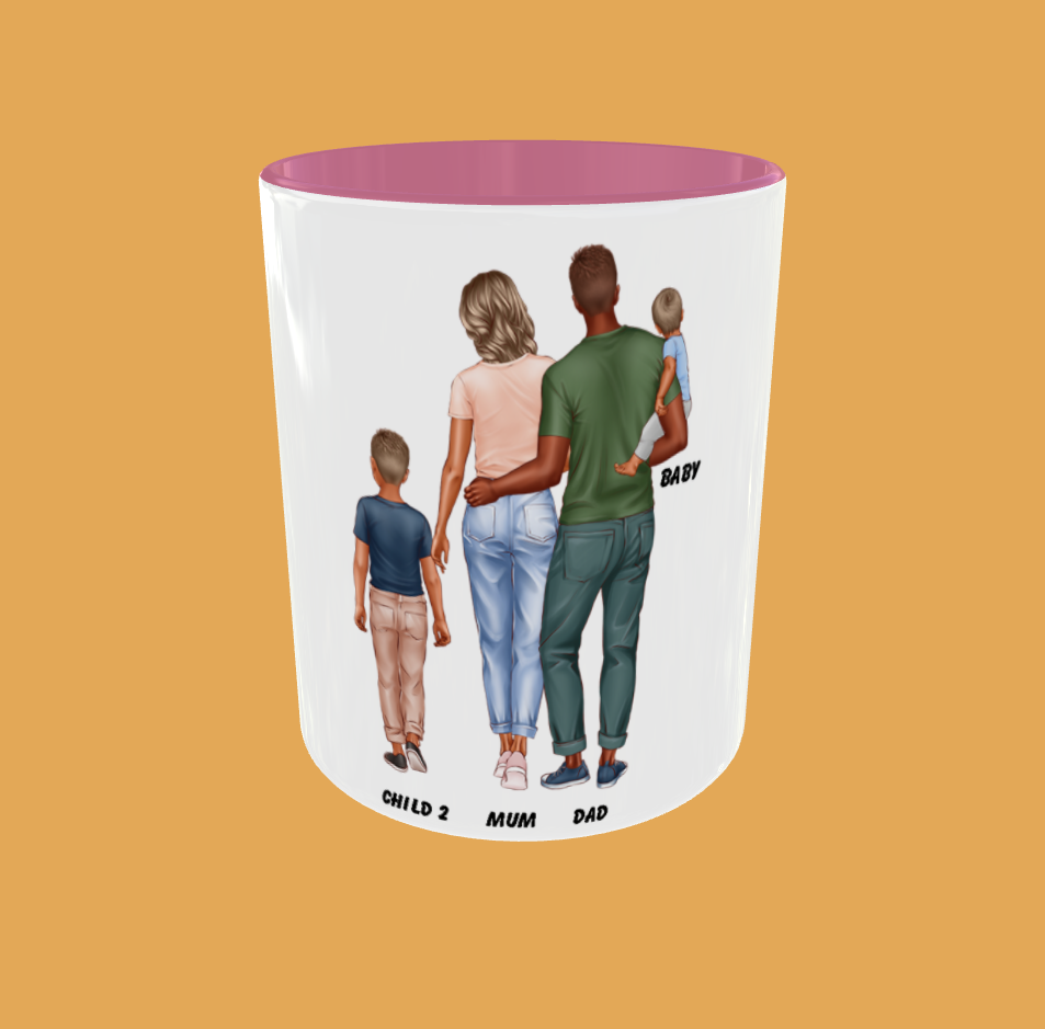 Personalised Mug - Standing Family