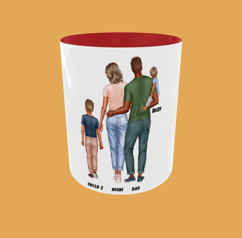 Personalised Mug - Standing Family