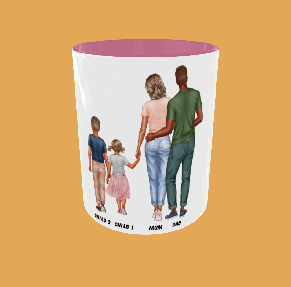 Personalised Mug - Standing Family