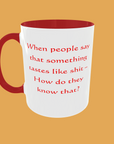 Sarcastic Quotes - When People Say