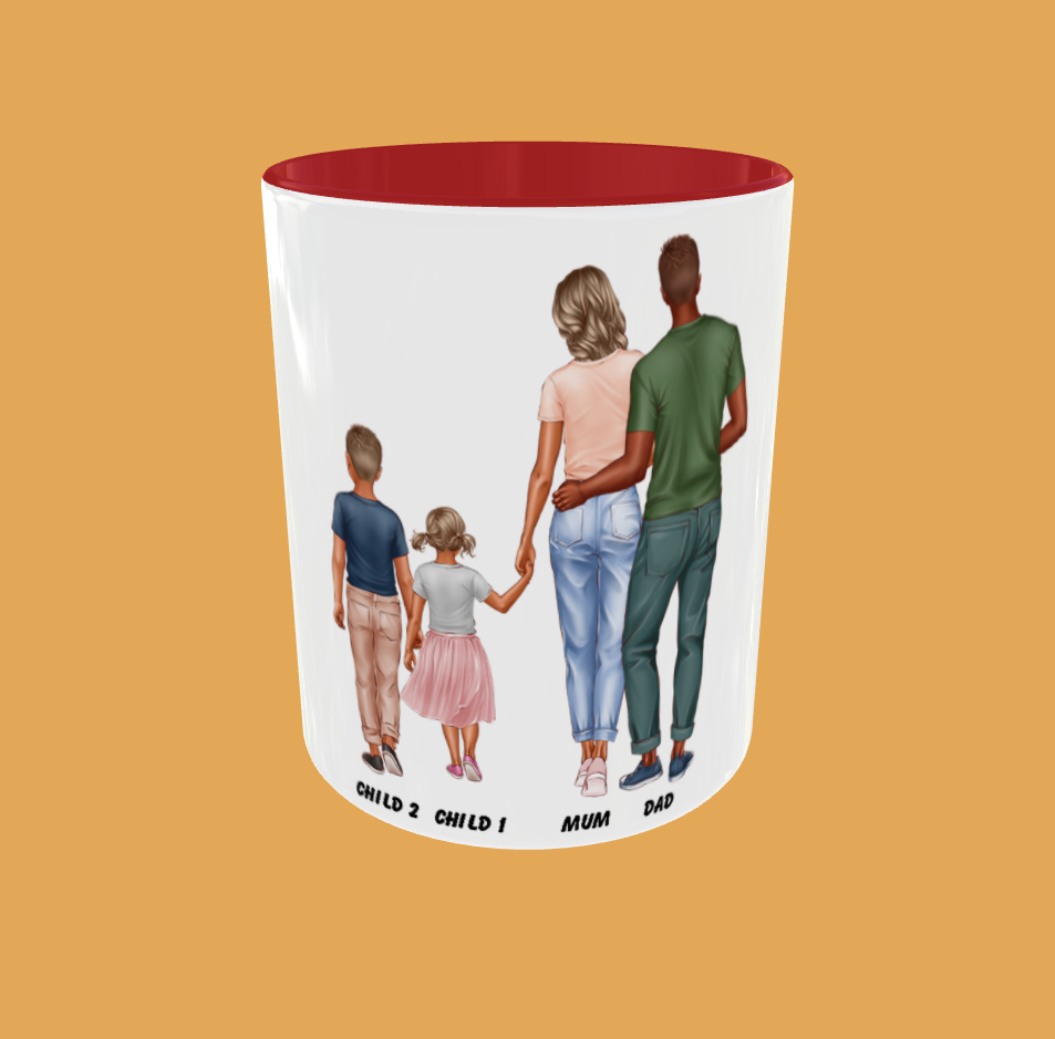 Personalised Mug - Standing Family