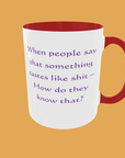 Sarcastic Quotes - When People Say