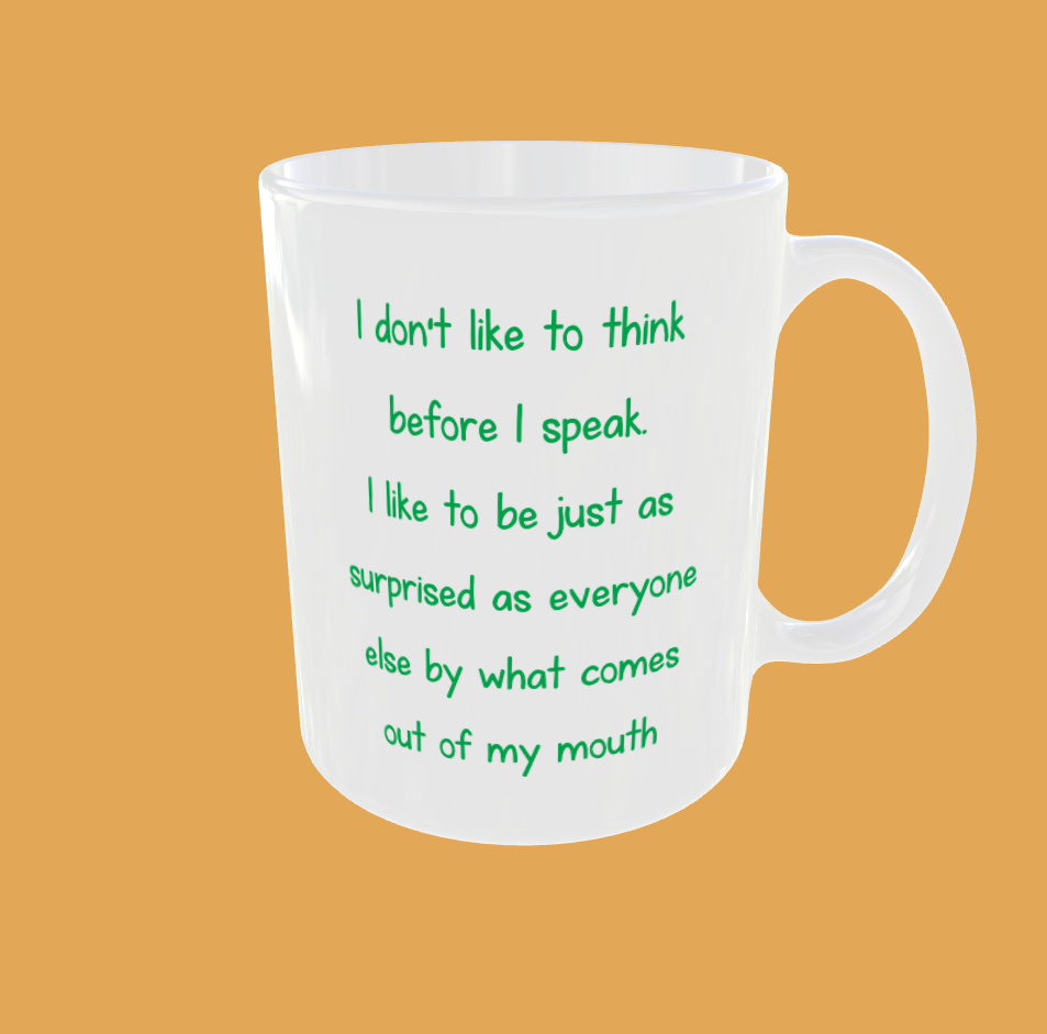 Sarcastic Quotes - I Don&#39;t Like To Think