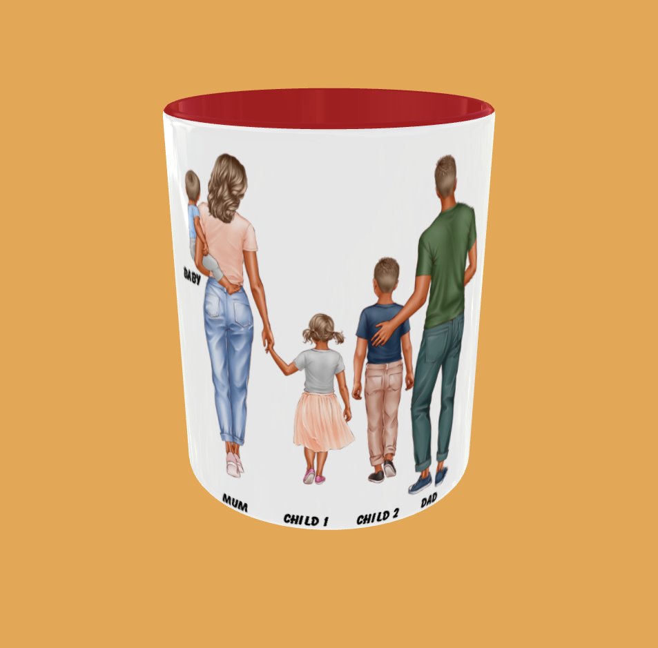 Personalised Mug - Standing Family