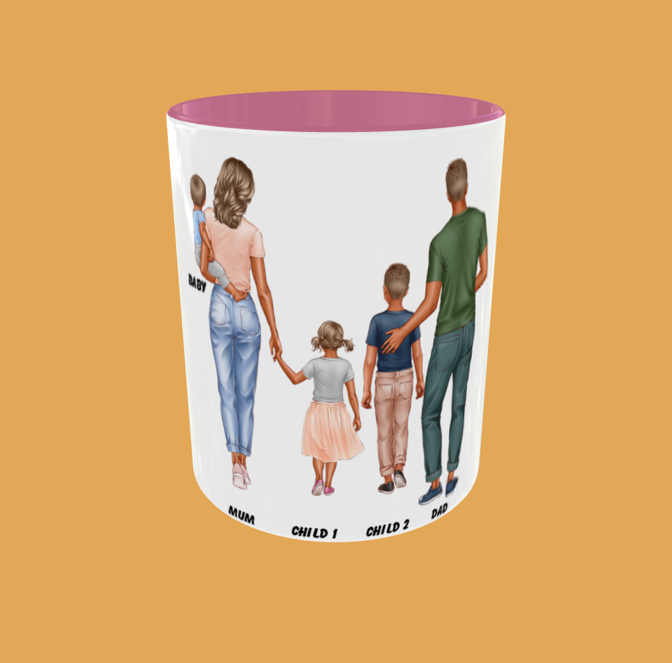 Personalised Mug - Standing Family