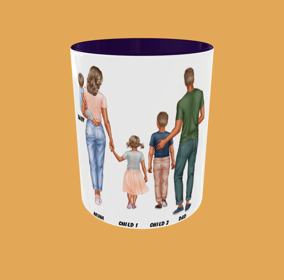 Personalised Mug - Standing Family