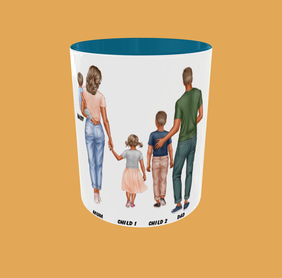 Personalised Mug - Standing Family