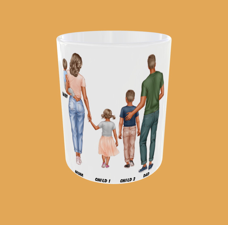 Personalised Mug - Standing Family