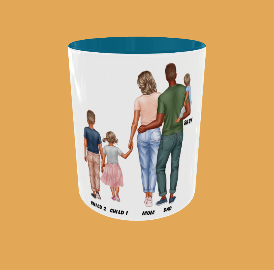 Personalised Mug - Standing Family