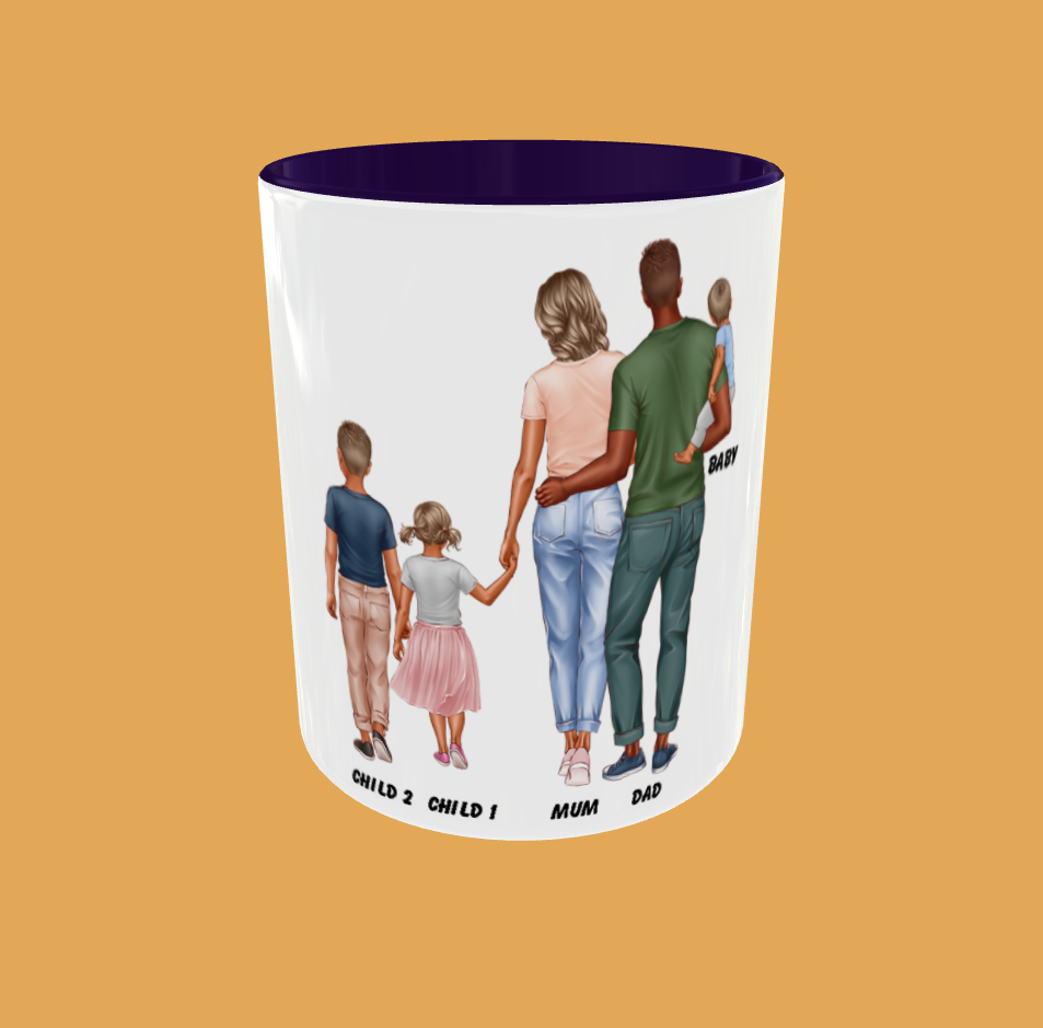 Personalised Mug - Standing Family