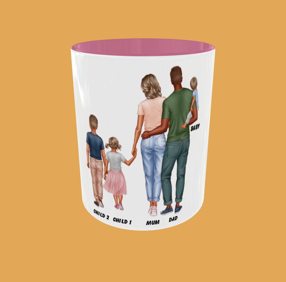 Personalised Mug - Standing Family