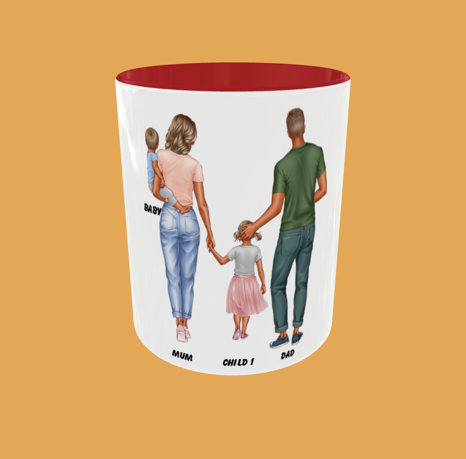 Personalised Mug - Standing Family