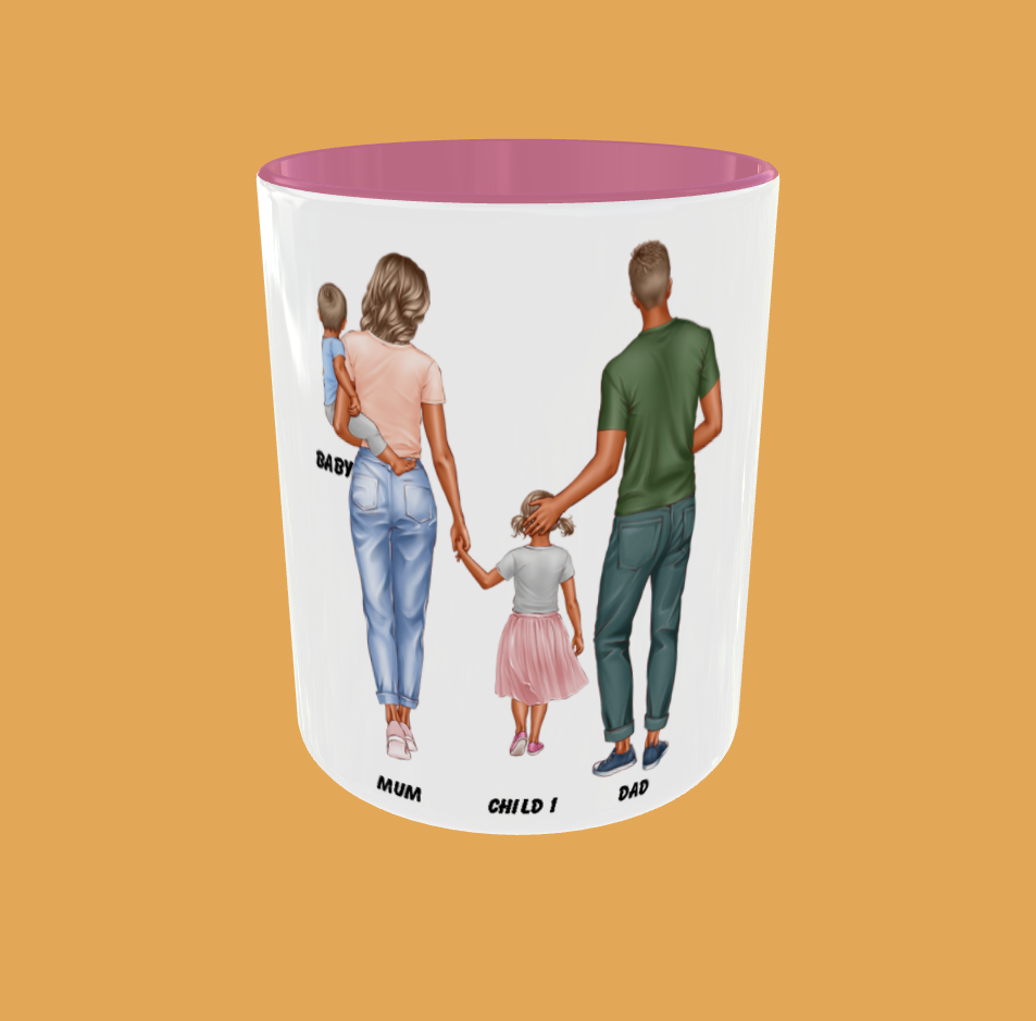 Personalised Mug - Standing Family