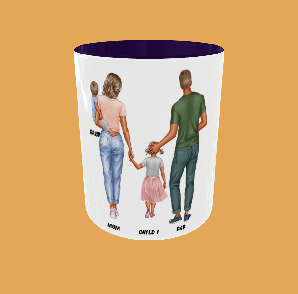 Personalised Mug - Standing Family