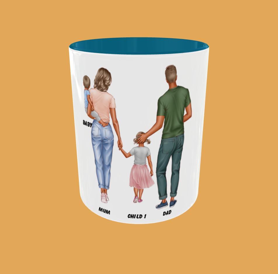 Personalised Mug - Standing Family