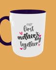 Mum - Charming Patterned Heart Mug 1st Mothers Day