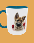 Dogs - German Shepherd, Floral