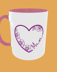 Mum - Heart Mum Mug