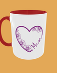 Mum - Heart Mum Mug