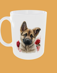 Dogs - German Shepherd, Floral